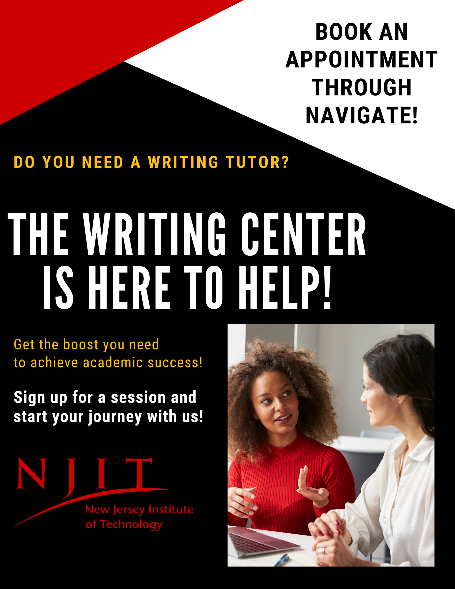 Writing Center Tutoring Flyer